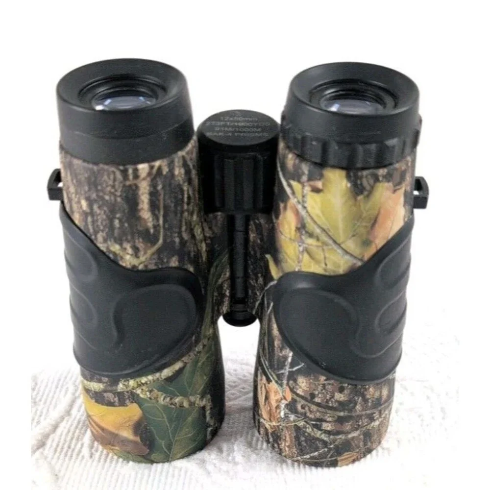 Barska 12x50 BAK4 Prism Waterproof Camouflage Binoculars Hunt Outdoorsman Camp